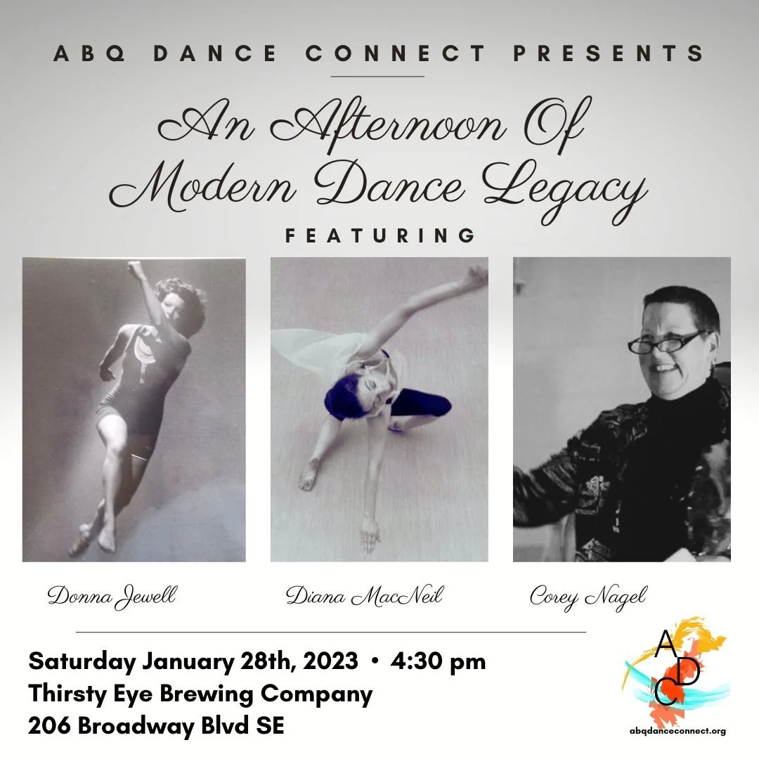 Afternoon of Modern Dance Legacy Flyer